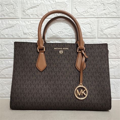 michael michael kors valerie medium logo satchel|michael kors opened satchel purse.